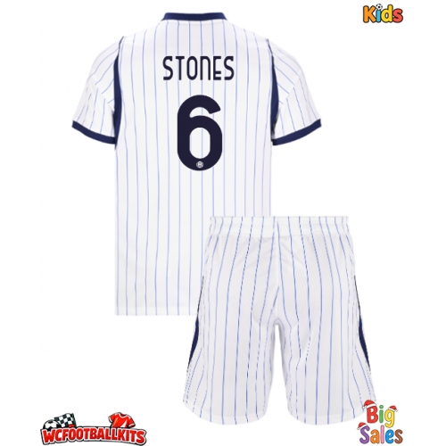 Inter Milan John Stones #6 Replica Away Stadium Kit for Kids 2026-27 Short Sleeve (+ pants)